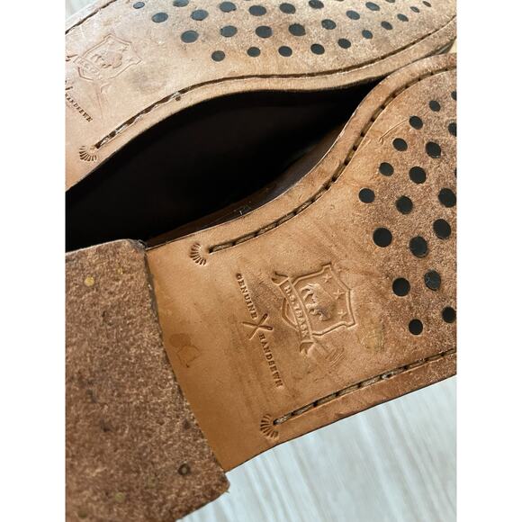 H.S. Trask Men’s Classic Leather Slip-on Penny Loafers Size‎ 9.5 Brown Worn Once - Picture 8 of 8